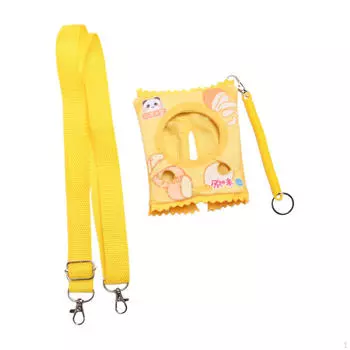 Аксессуары для кукол, костюм, сумка, головные уборы, наряды для девочки 17 см, подарок жёлтый