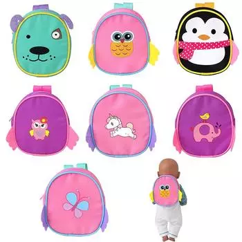 Аксессуары для кукол, милый рюкзак, школьный рюкзак для куклы 43 см, 18 дюймов, подарок для девочки