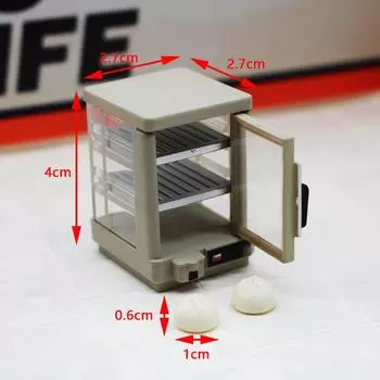 Аксессуары для кукольного дома, миниатюрный круглосуточный магазин, теплоизоляционный шкаф для завтрака, модель игрушки, мини-шкаф для витрины еды
