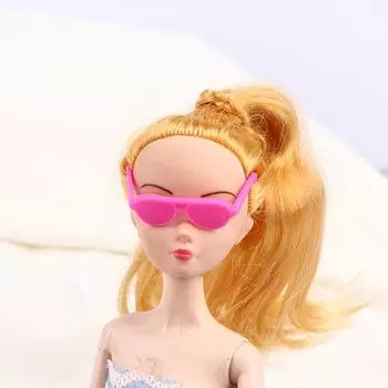 Аксессуары для кукольного домика Черные модные очки для девочек-кукол Подарок чёрный