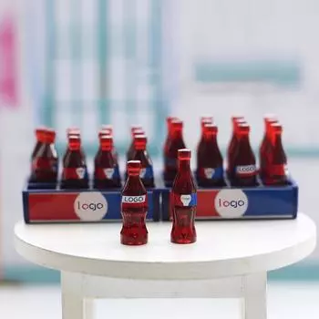 Аксессуары для кукольного домика, реквизит для миниатюрной съемки, газировка, мини-кола, напиток пепси, игрушечная модель