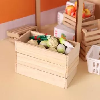 Аксессуары для кукольного домика Тонкое мастерство Тщательная работа Деревянная изобретательная универсальная мини-мебель Орнамент для развлечений