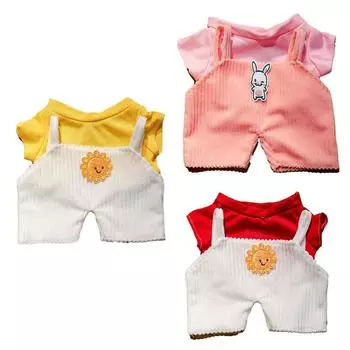 Аксессуары для кукольной одежды для утки 30 см, одежда для собак, наряд для плюшевой игрушки 20-30 см жёлтый