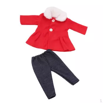 Аксессуары для кукольной одежды + куртка, красный