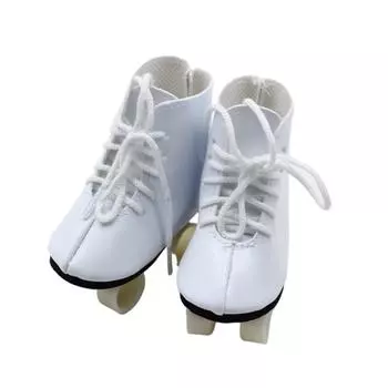 Аксессуары для кукол Обувь Роликовые коньки Спортивная обувь длиной 7 см Нет. 266 7*3.5*8.5cm белый