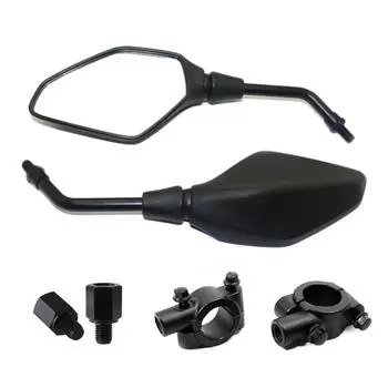 Аксессуары для квадроциклов, стекло заднего вида, 7/8 дюйма, 22 мм, зажимы для крепления на руль, вспомогательное стекло для мотоциклов, скутеров ATV