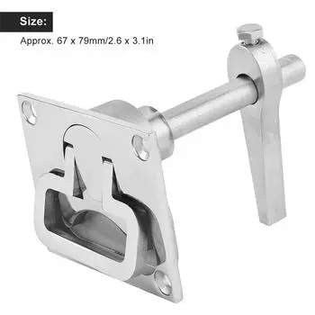 Аксессуары для лодок Нержавеющая сталь Утопленный замок для пола Люк Фурнитура Аксессуар для морской лодки Морской люк Тяга