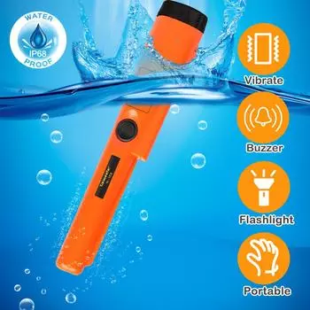 Аксессуары для мини-металлодетекторов TC-100, GP-указатель, позиционирующий стержень, золотой ручной металлоискатель, позиционирующий стержень чёрный