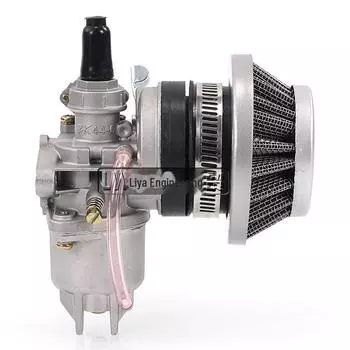 Аксессуары для мини-мотоциклов 49 куб. см: Небольшой спортивный внедорожник Leah с двухтактным двигателем, карбюратором и воздушным фильтром. 38mm, LQ, 47-49cc