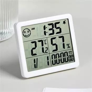 Аксессуары для мини-термометров 11,3x10 см, цифровой ЖК-дисплей чёрный