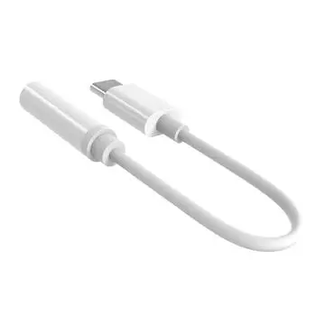 Аксессуары для мобильных телефонов Тип C до 3,5 мм Аудиокабель Адаптер для наушников Замена адаптера для гарнитуры Package Box чёрный