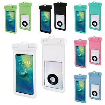 Аксессуары для мобильных телефонов Водонепроницаемая сумка Надувные сумки для мобильных телефонов Водонепроницаемый чехол серый/синий