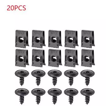 Аксессуары для модификации автомобилей и мотоциклов, металлический винт, саморез, крепежный зажим, U-образная прокладка, комплект саморезов