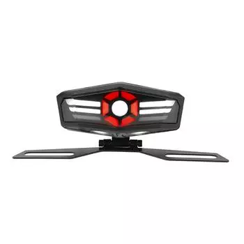 Аксессуары для модификации мотоцикла Интегрированный светодиодный задний фонарь с указателем поворота и подсветкой номерного знака красный