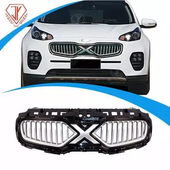 Аксессуары для модификации решетки переднего бампера Kia KX5 2016 Silver Emblem