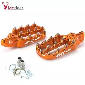Аксессуары для мотоциклов 125EXC-F 530EXC F подножки подножки для педалей подножки для KTM 125-530 EXC-F 150 250 350 530 EXC F EXC-F LOGO BLACK