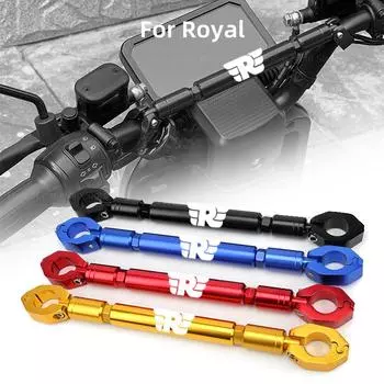 Аксессуары для мотоциклов Балансировочная планка Руль Поперечные рычаги для Royal Enfield Meteor 350 Meteor350 Держатель телефона Детали чёрный