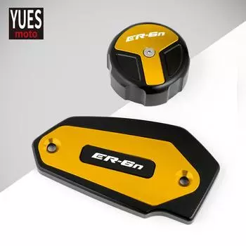 Аксессуары для мотоциклов, крышка главного бачка переднего и заднего тормозного цилиндра с ЧПУ для KAWASAKI ER6N ER 6N ER 6F Rear Green