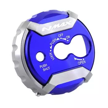 Аксессуары для мотоциклов, крышка ключа зажигания из алюминиевого сплава с ЧПУ для YAMAHA синий