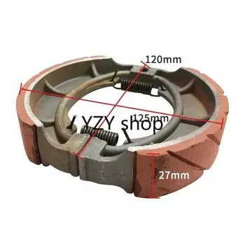 Аксессуары для мотоциклов Модифицированные GN125BAJAJ Haojue BM150GS125 Износостойкие тормозные колодки Передние и задние тормозные колодки CHINA