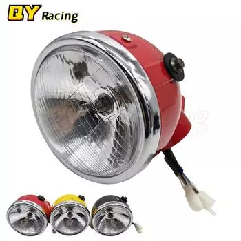 Аксессуары для мотоциклов, передняя фара, подходит для Honda Z50 Z50A Z50J Z50R, детали для велосипеда Mini Trail Monkey красный