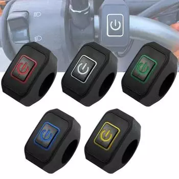 Аксессуары для мотоциклов Переключатель модификации Водонепроницаемый IP65 Фара Светодиодный прожектор красный