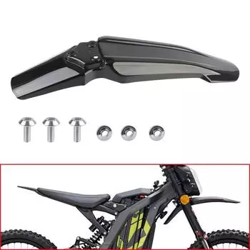 Аксессуары для мотоциклов Пластиковый брызговик для Sur-Ron Light Bee X и Light Bee S Dirt Bike Electric Refit Motorcycle Front Bluguard Black