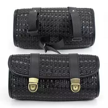 Аксессуары для мотоциклов, подвесная сумка, электромобиль, круизный принц, сумка для инструментов, сумка с повязкой на голову, тканый узор, модная и модная рыцарская сумка 27.5x10cmx13cm