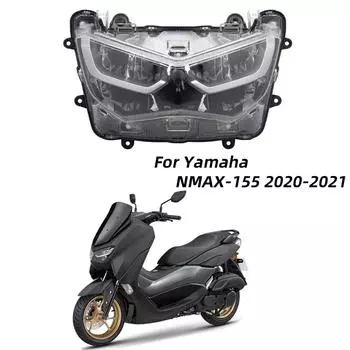 Аксессуары для мотоциклов REALZION, светодиодная передняя фара для Yamaha NMAX155 NMAX-155 NMAX 155 2020 2021 WHITE белый