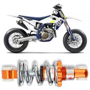 Аксессуары для мотоциклов с пластинчатой пружиной 125 мм 400 фунтов/дюйм для 49 куб. см. Мини-двигатель с амортизацией шага Trot, сменный амортизатор для мотоцикла