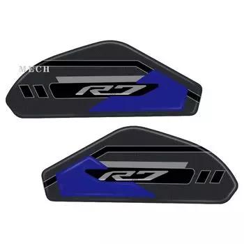 Аксессуары для мотоциклов, стикеры, 3D наклейки на бак, защитная крышка для масла и газа, украшение для YAMAHA YZF R7 YZFR7 A