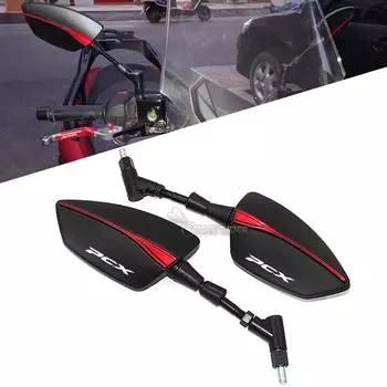 Аксессуары для мотоциклов, зеркала заднего вида, боковое зеркало для HONDA PCX125 PCX 125 PCX150 PCX 150 PCX160 2018 чёрный