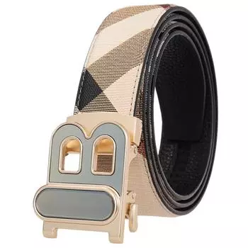 Аксессуары для мужского пояса, ремень из коровьей кожи с автоматической пряжкой Ly36-25037-5 100cm-130cm