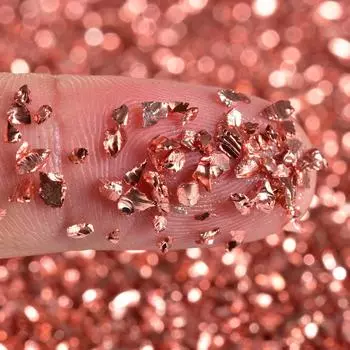 Аксессуары для нейл-арта, суперблестящие кусочки, осколки чистого стекла, необычные украшения, осколки наклеек для ногтей