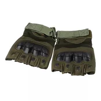 Аксессуары для оборудования Перчатки без пальцев Варежки с полупальцами Мотоциклетные перчатки Мужские перчатки XL-Half finger green