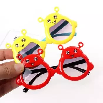 Аксессуары для очков, милые солнцезащитные очки в мультяшной форме, детские солнцезащитные очки