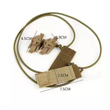 Аксессуары для очков Smith Goggles Fast Helmet Adapter Line Auxiliary Line Аксессуары для тактических боевых шлемов