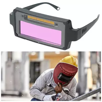 Аксессуары для очков сварщика, профессиональные, универсальные, удобные в ношении, защитные, на солнечной энергии синий