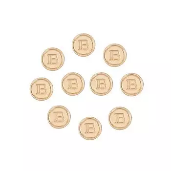 Аксессуары для одежды DIY швейные аксессуары металлические пуговицы с буквой B декоративная пуговица пуговицы для рубашки gold-20pcs-18MM