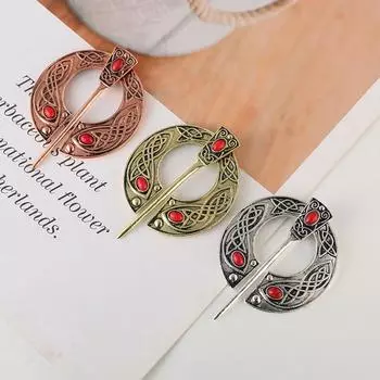 Аксессуары для одежды из сплава, корейские ювелирные аксессуары, брошь в стиле викингов, булавка для плаща, женская булавка для шали