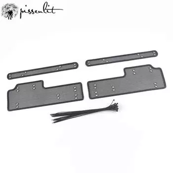 Аксессуары для передней решетки для Toyota C-HR CHR 2016 - 2020 Вставная сетка для защиты от насекомых, защитная крышка, аксессуары для отделки чёрный