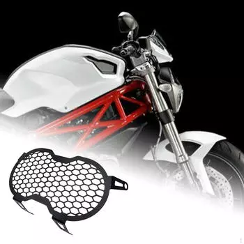 Аксессуары для передней защиты фары мотоцикла, сетка с простой установкой