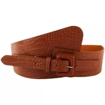 Аксессуары для платья ПУ кожа Пояс-корсет Женский пояс Эластичный пояс Эластичные кушаки коричневый