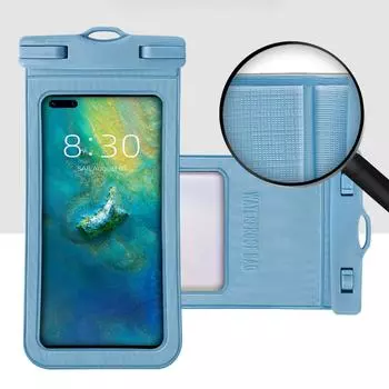 Аксессуары для плавания Водонепроницаемая сумка для мобильного телефона для бассейна, водных видов спорта, пляжных игр, прозрачная защитная сумка для мобильного телефона