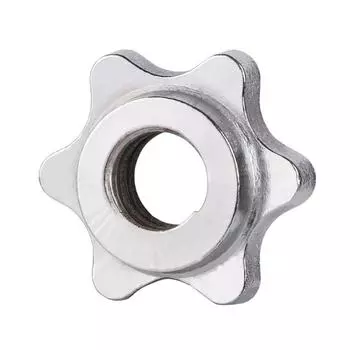 Аксессуары для поднятия тяжестей Фиксированный хомут для гантелей Винт для штанги Шестигранная гайка Гайка для гантели Metal