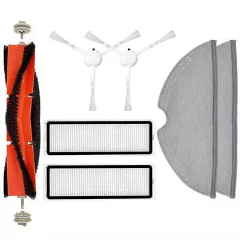 Аксессуары для пылесоса Dreame Bot F9 RVS5-WH0 Комплект запасных частей для замены, основная щетка, крышка щетки, фильтры, тряпки для швабры Kit 11