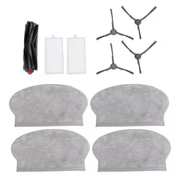 Аксессуары для пылесоса Основная боковая щетка Моющиеся фильтры Насадки для швабры Запасная часть для подметающего робота