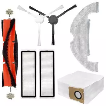 Аксессуары для пылесоса Xiaomi Mi Robot Vacuum Mop 2 Ultra STYTJ05ZHM, запасные части, основная щетка, пылесборники, фильтры HEPA, тряпки для швабры Kit 13