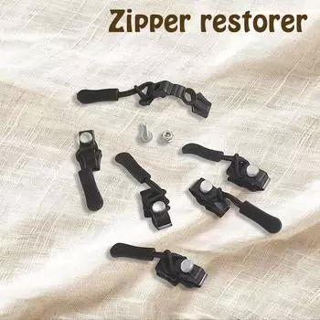 Аксессуары для ремонта молний Съемные аксессуары Тканевый чемодан Ботинок Универсальные аксессуары для замены головки замка в домашних условиях без инструментов Three sizes