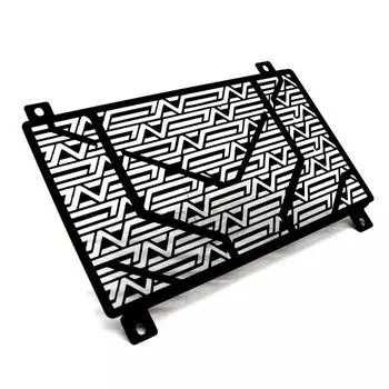 Аксессуары для ремонта мотоцикла Защита радиатора Щиток радиатора для KAWASAKI NINJA400 серебряный